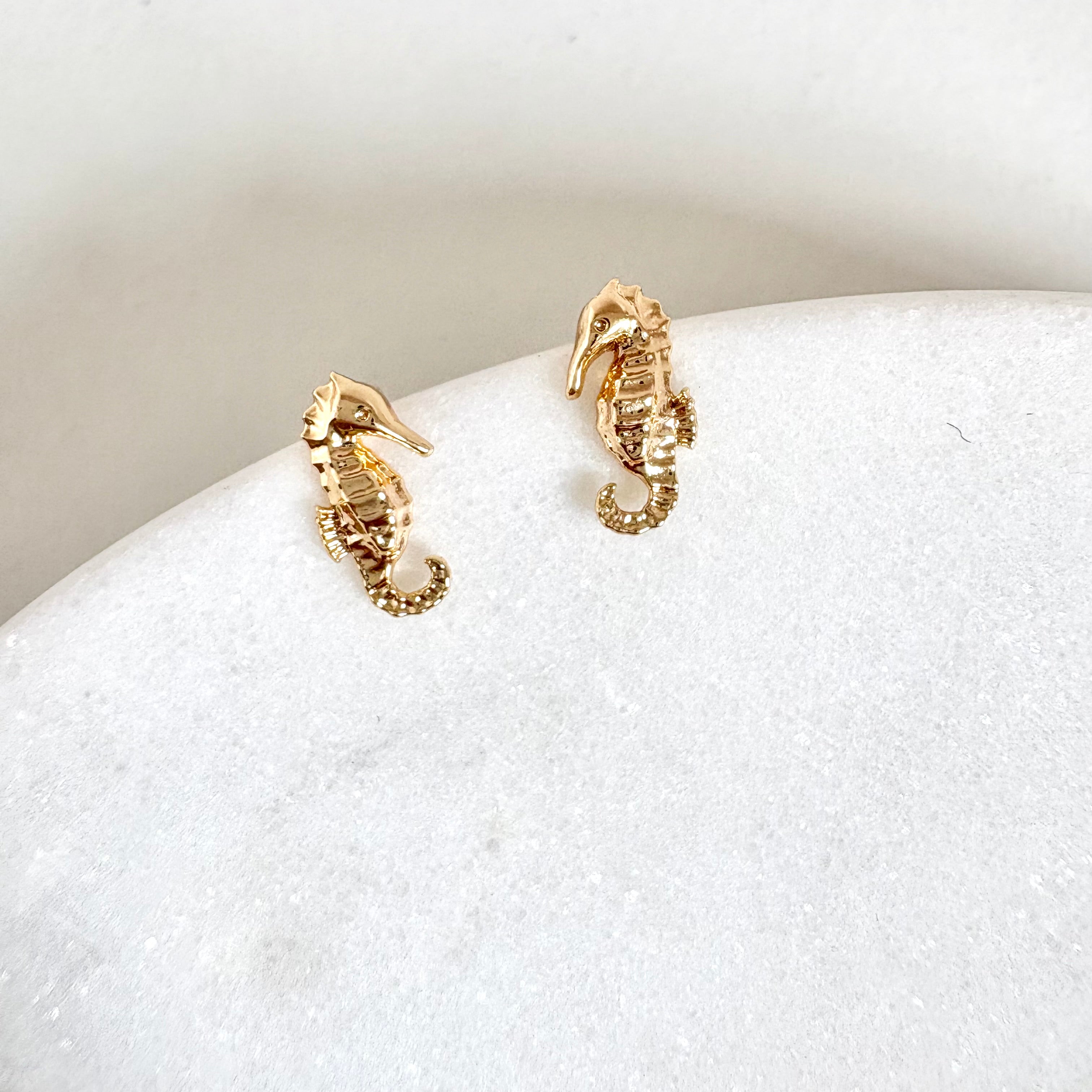Mini Seahorse Studs