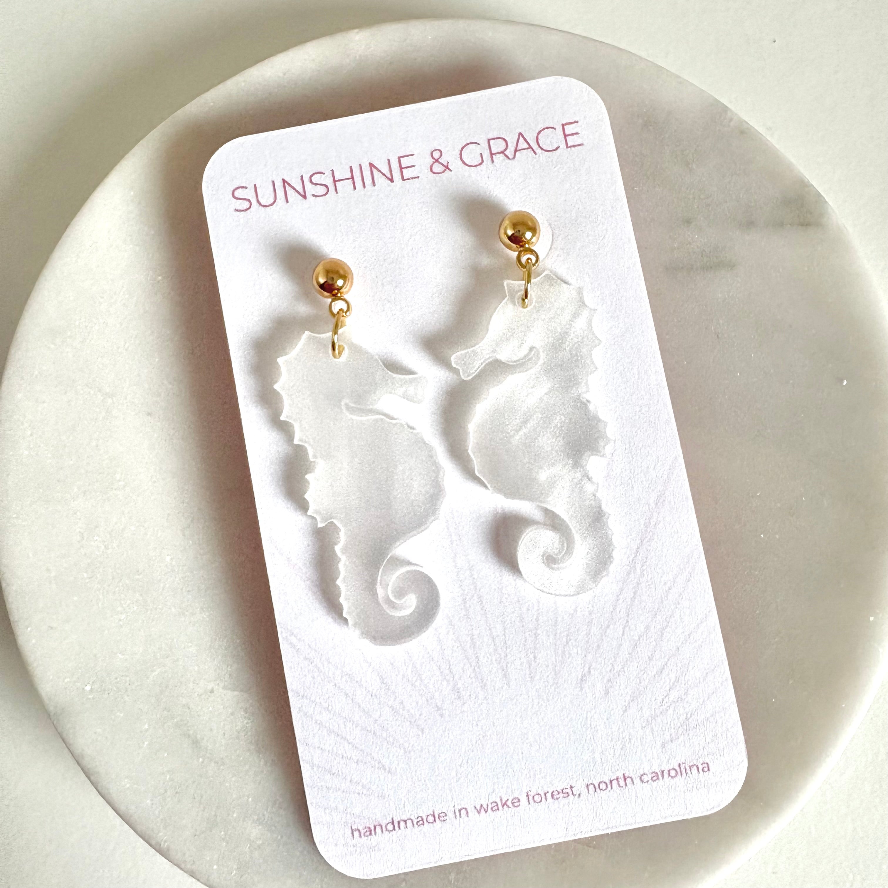 Seahorse Dangle Earrings
