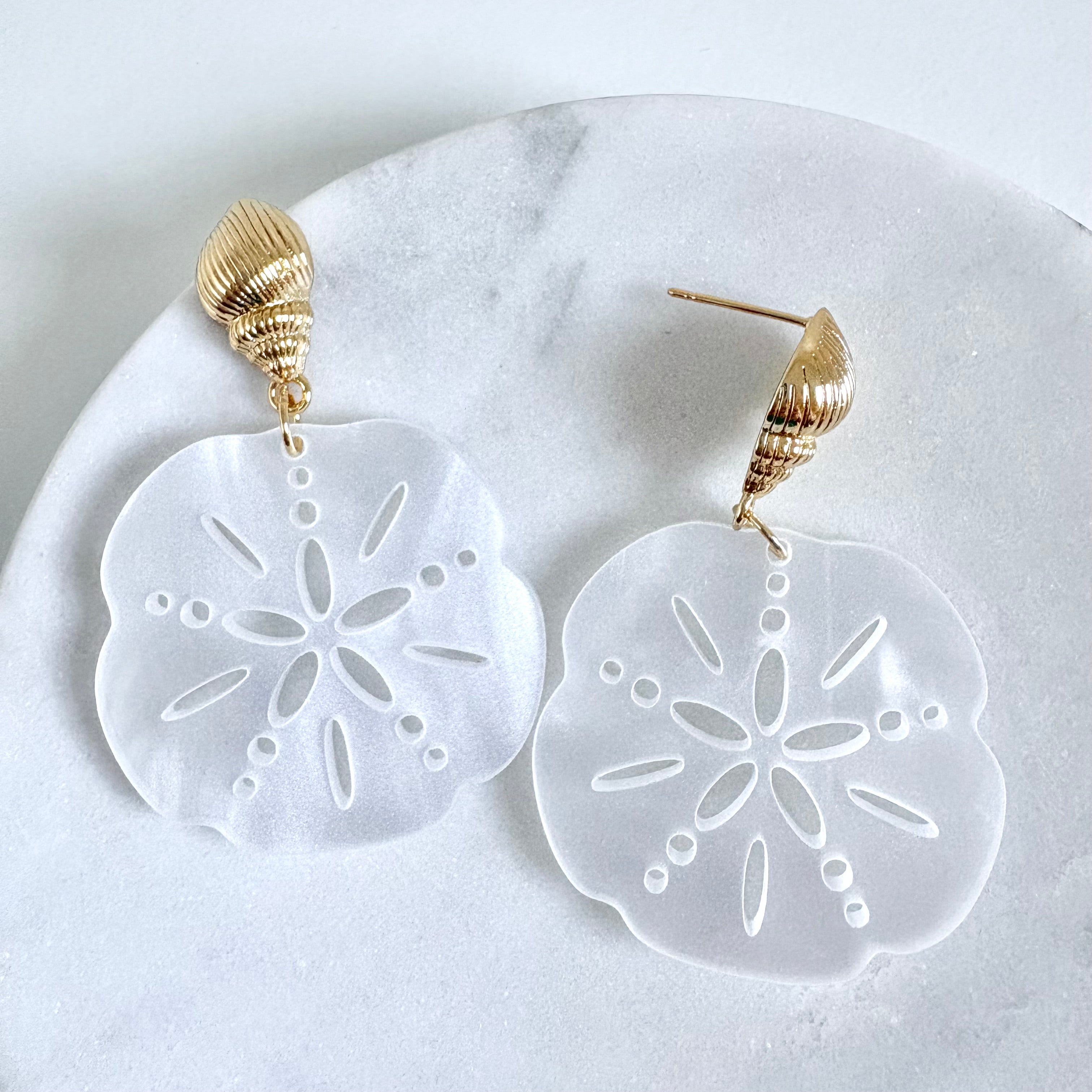 Sand Dollar Earrings
