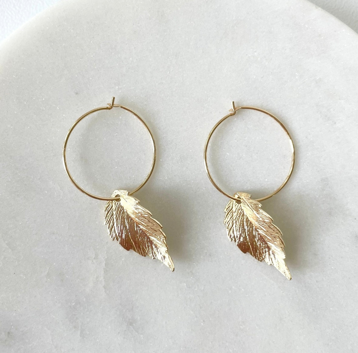 Leaf Hoops