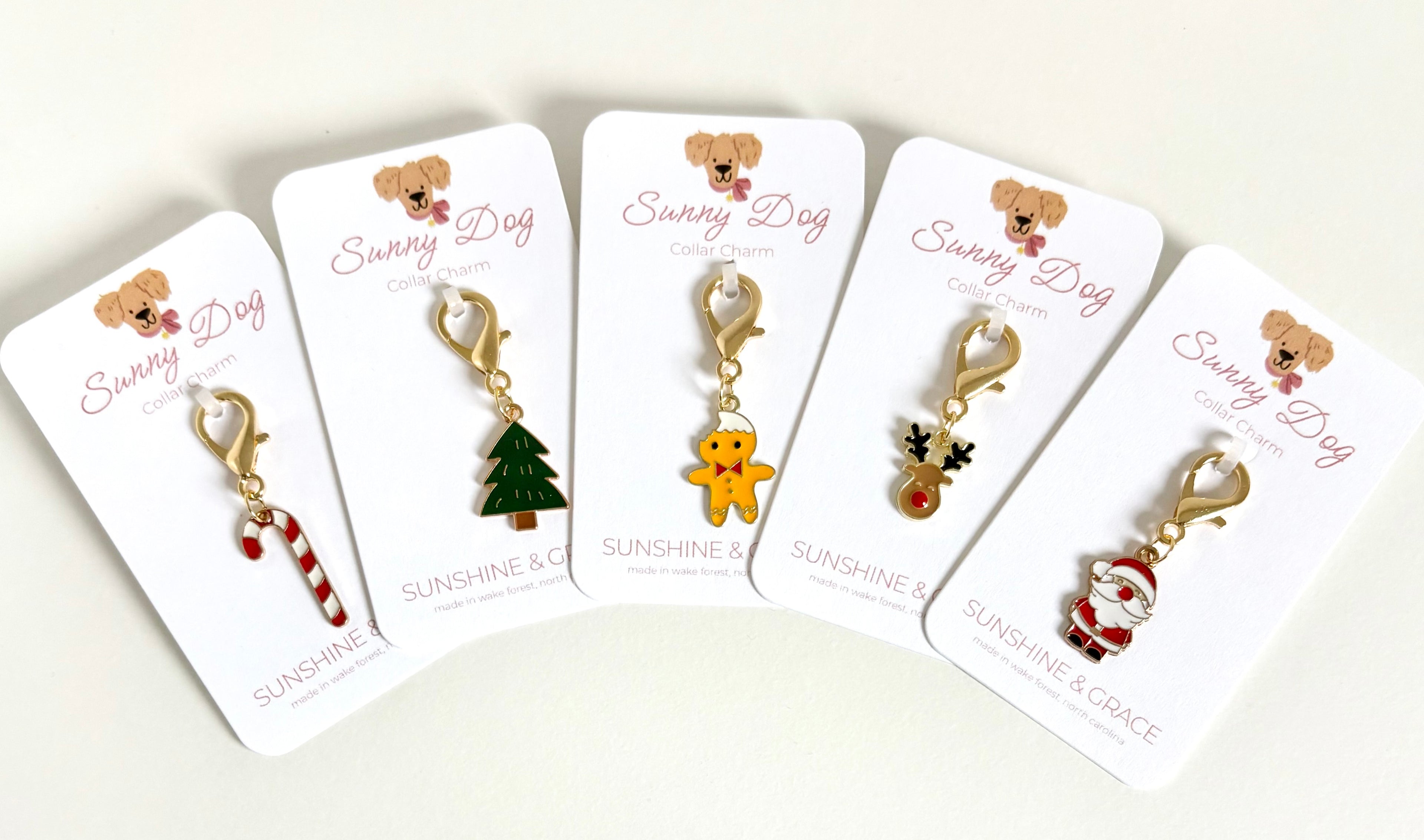 Holiday Pet Collar Charm | Holiday Bag Charm