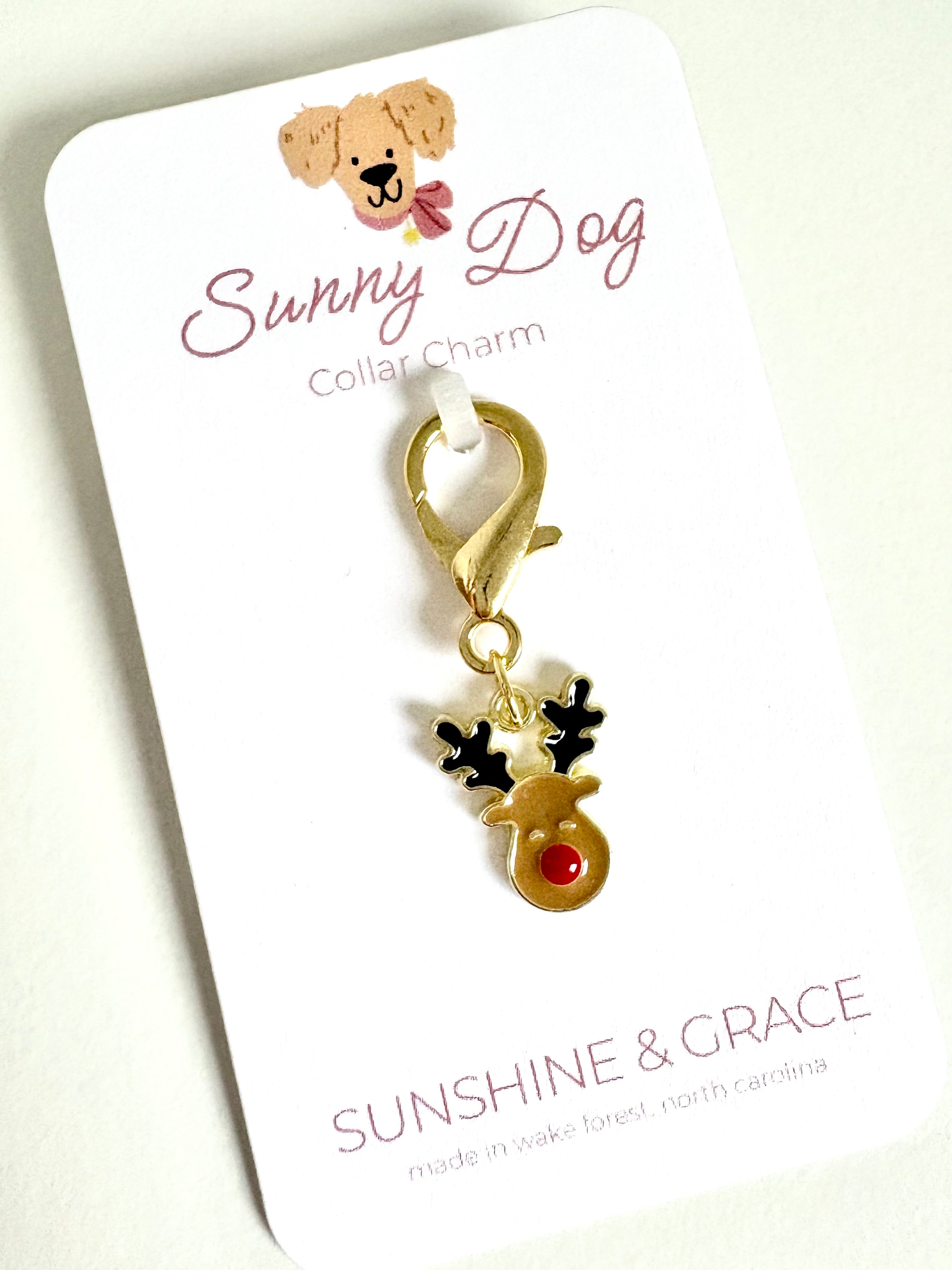 Holiday Pet Collar Charm | Holiday Bag Charm