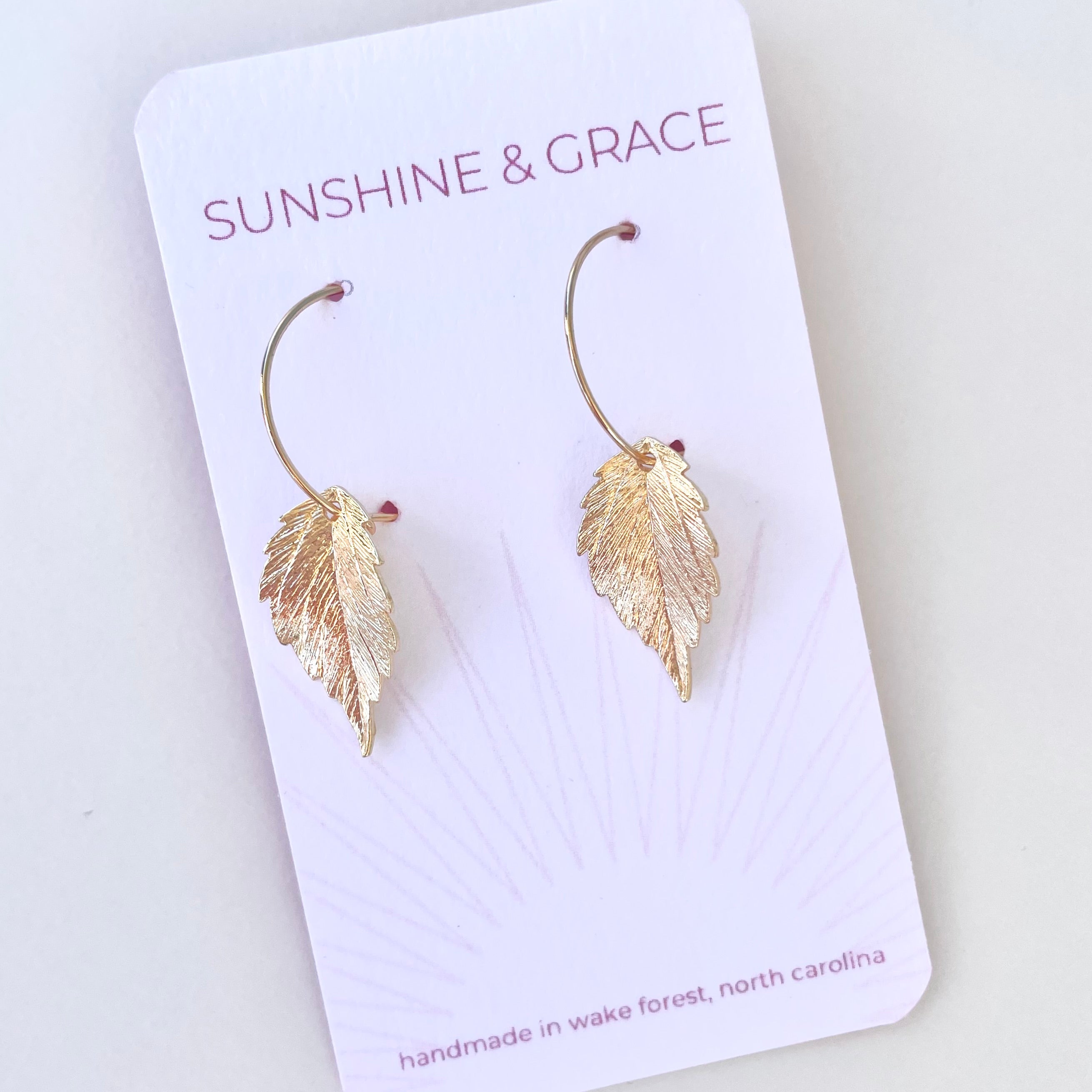 Leaf Hoops