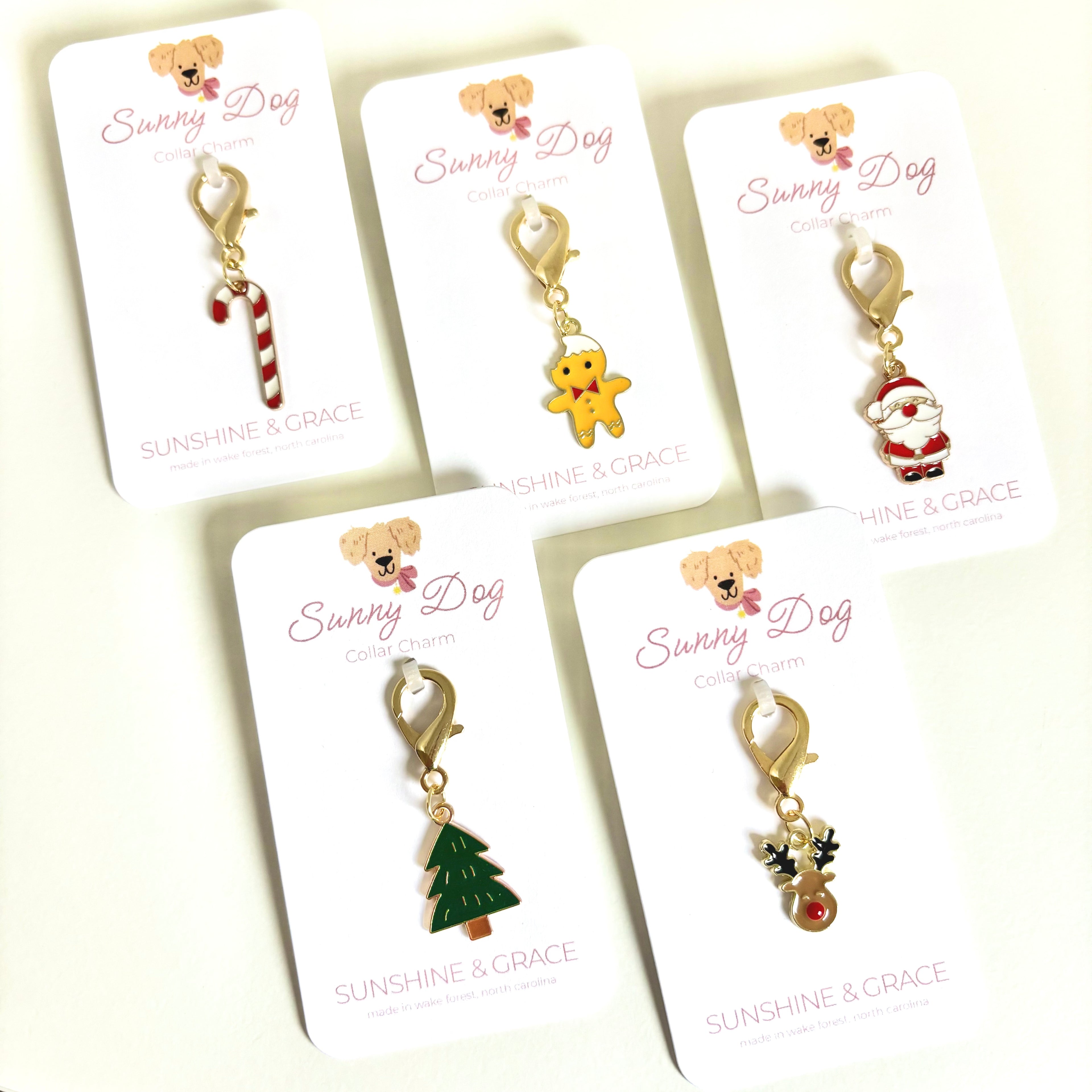 Holiday Pet Collar Charm | Holiday Bag Charm