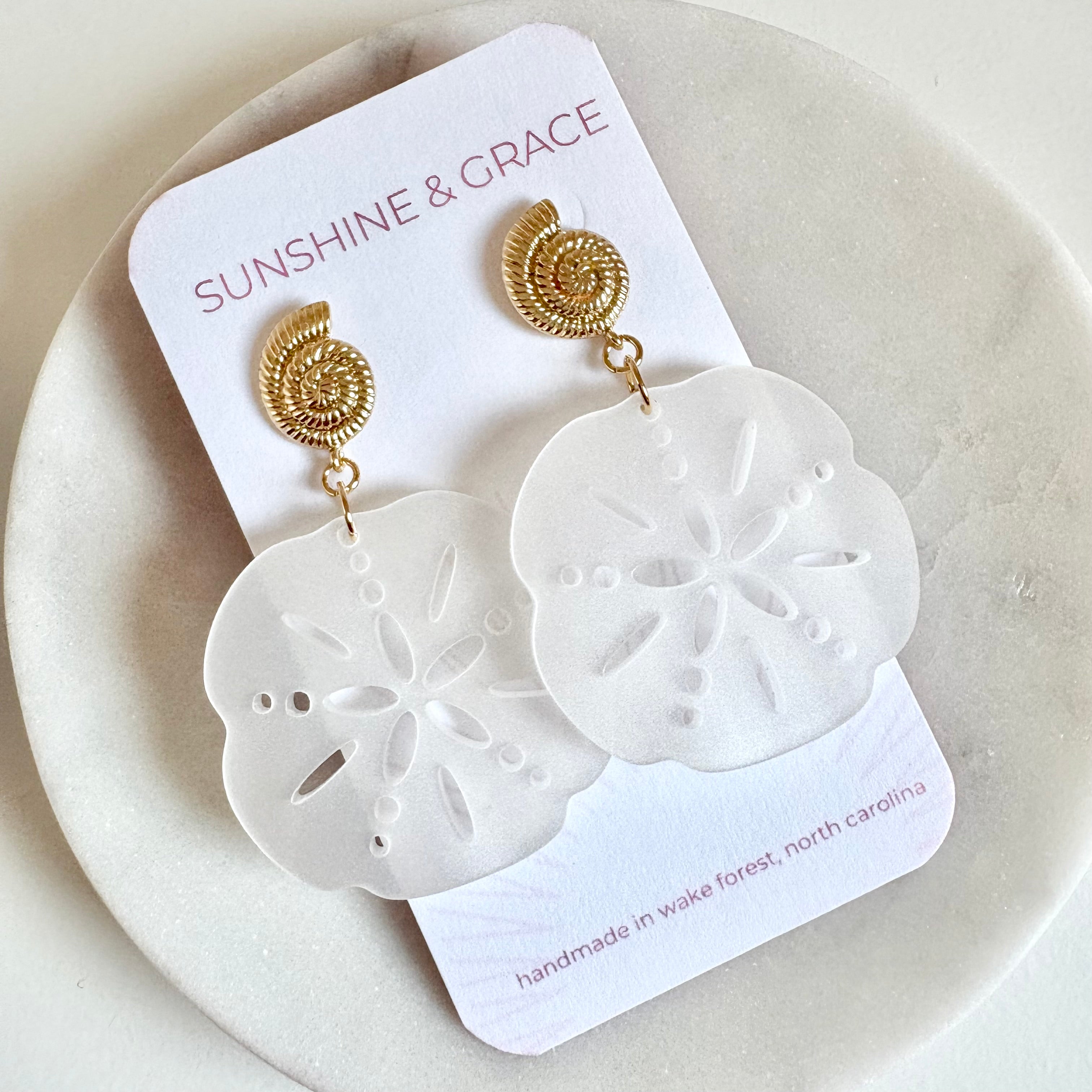 Sand Dollar Earrings