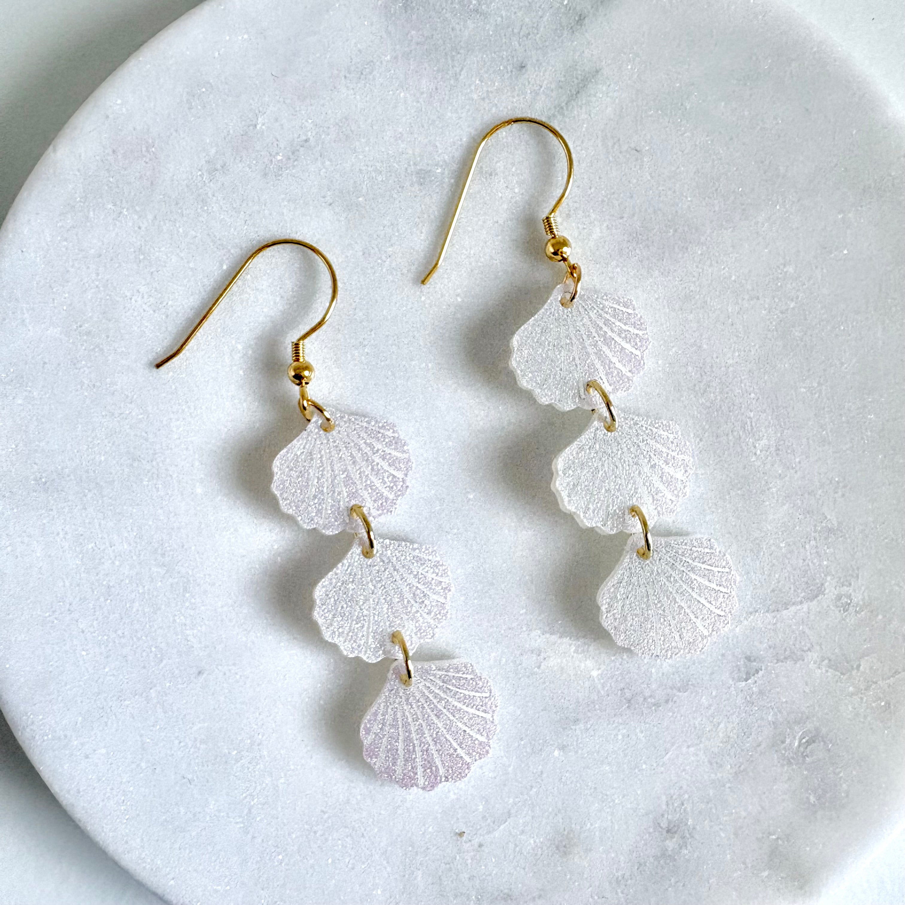 Stacked Shell Earrings