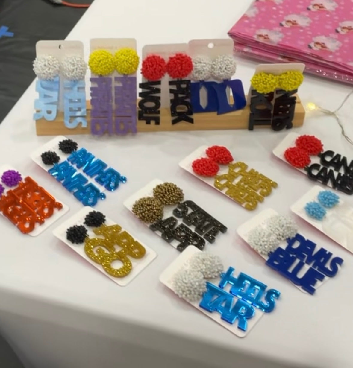 Custom Team Earrings | Custom Game Day Earrings