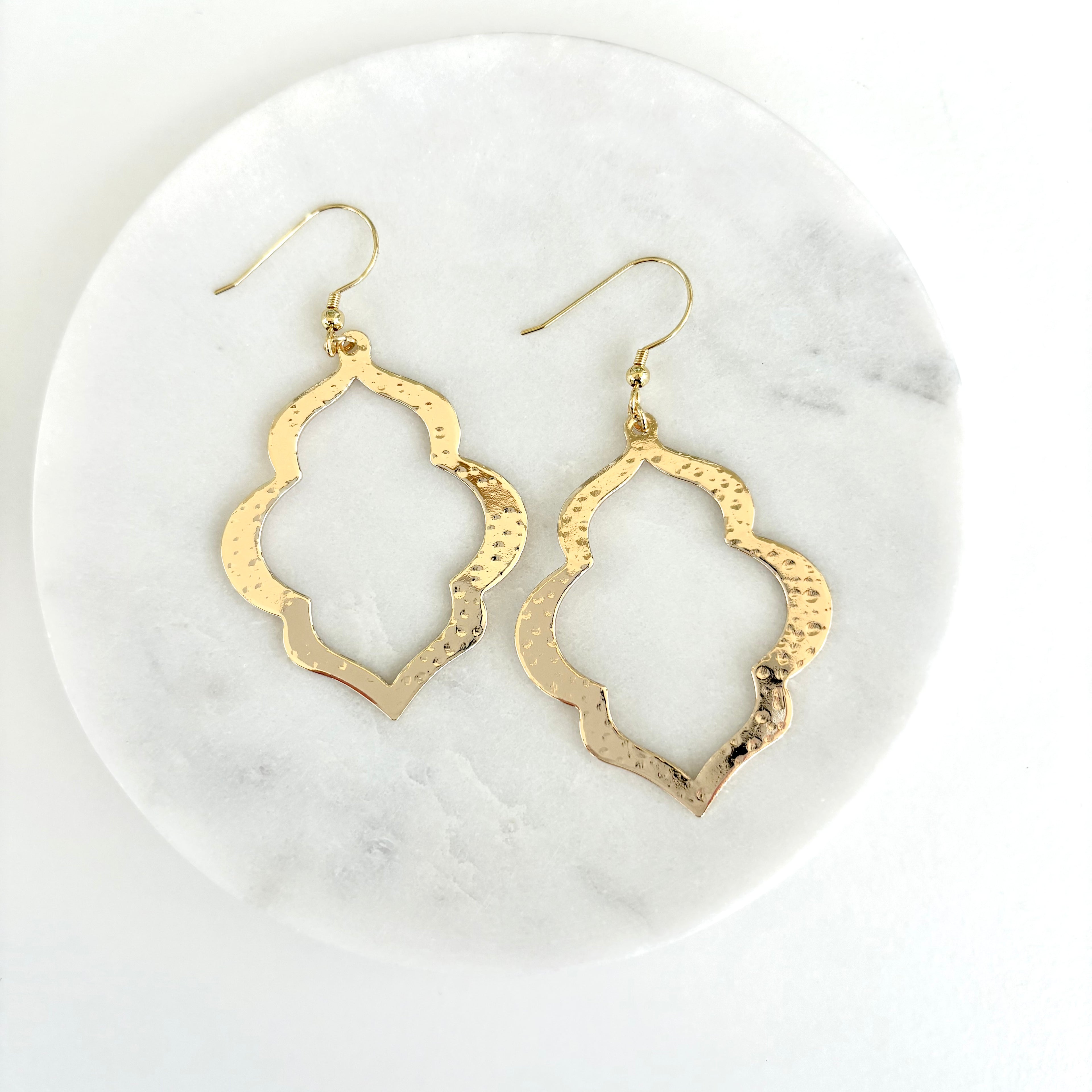 Hammered Gold Moroccan Earrings