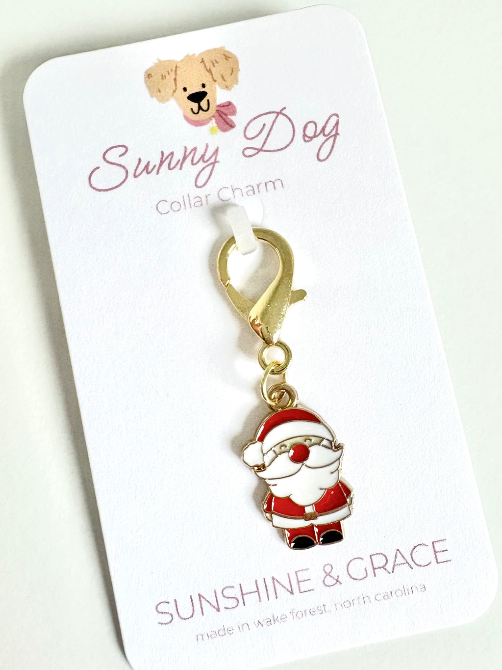 Holiday Pet Collar Charm | Holiday Bag Charm