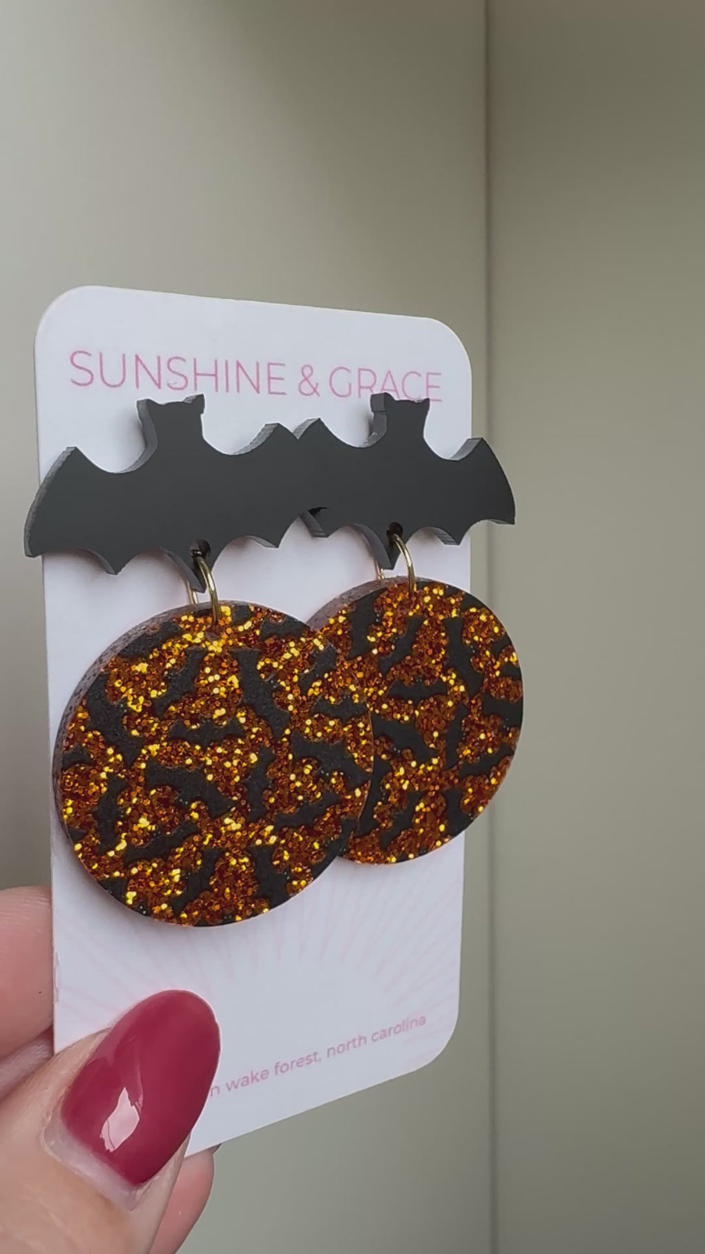 Bat Earrings