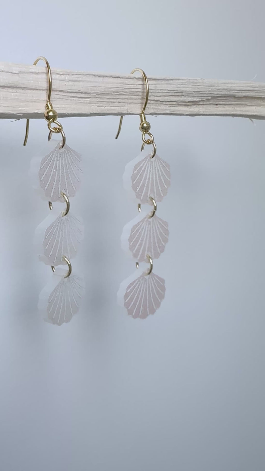 Stacked Shell Earrings